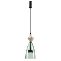5046/12LC L-VISION ODL24 369 черный/зеленый/металл/стекло/керамика Подвес LED 12W 4000К 1400Лм PALLETA