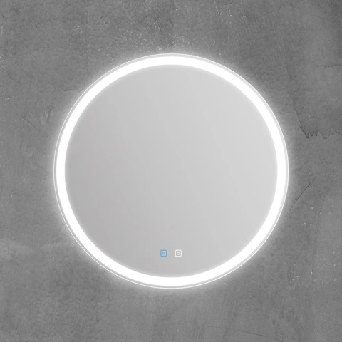 BelBagno SPC-RNG-800-LED-TCH-SND Зеркало со встроенной подсветкой и голосовым управлением, цвет: белый