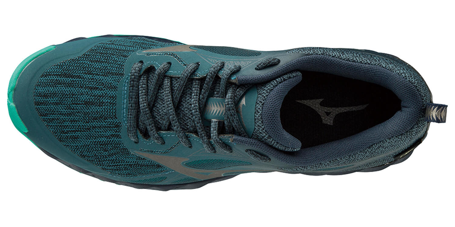 Mizuno Wave Ibuki GoreTex кроссовки беговые женские темно-бирюзовые - 4