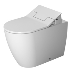 Duravit ME by Starck SensoWash 2169592000 Унитаз напольный пристенный вариант, с вертикальным смывом, включая крепление, сток горизонтальный фото