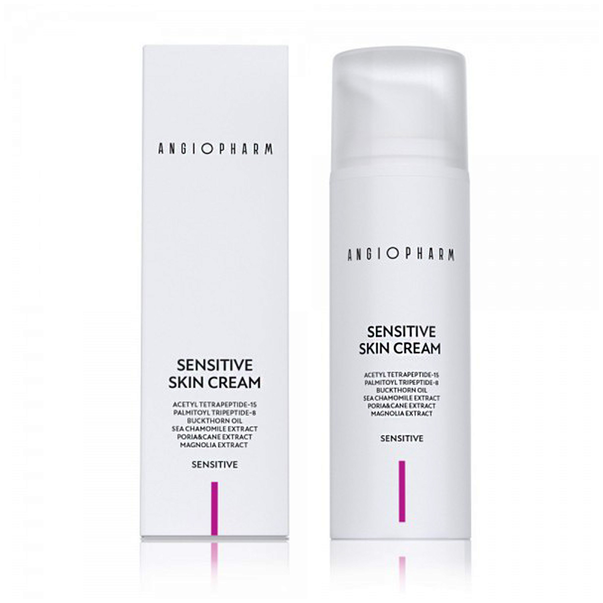 Крем для чувствительной кожи лица ANGIOPHARM Sensitive Skin Cream 50 мл