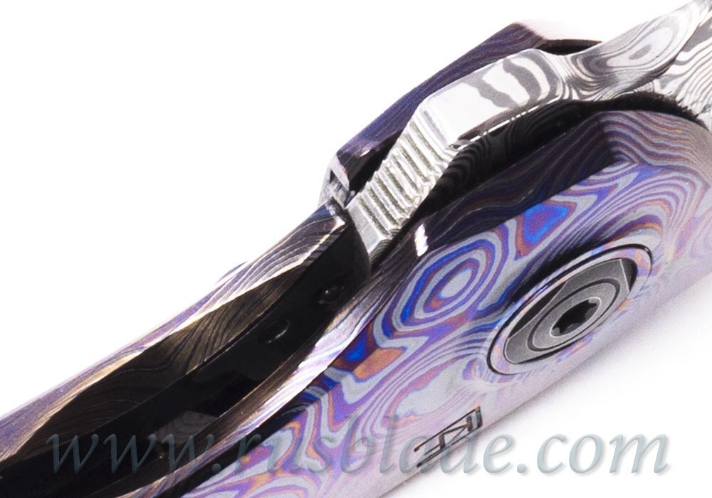 CKF Ablya Full Dress knife (Malyshev, Ti, Zirc, Damasteel) - фотография 
