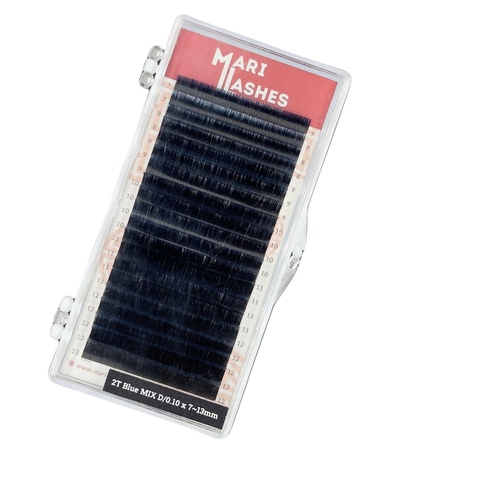 Ресницы MARILASHES/МИКС/OMBRE BLUE