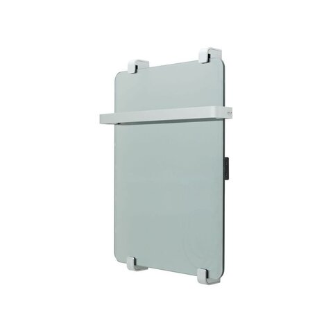 Allen Brau Infinity 288916 Полотенцесушитель электрический с рейлингом и креплением, цвет: серебро браш