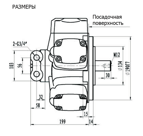 Гидромотор IPM3-400