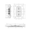 Hansgrohe Raindance Rainmaker 28418000 Душ потолочный встраиваемый 68х46 см 3 режима с подсветкой