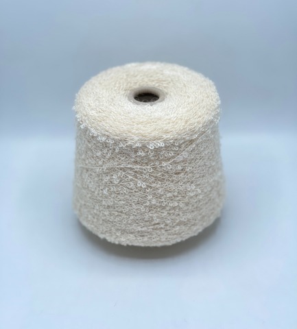 Profilo S.N.C, Boucle, 180м/100гр. 76% Альпака, 18% Меринос, 6%Полиамид, цвет-Сливки(112), 37457