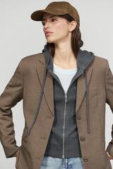 Massimo Dutti Замшевая кепка, жженый