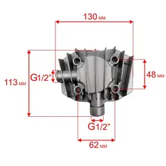 Головка цилиндра QUATTRO ELEMENTI КМ 24/50-200 (248-467-002)