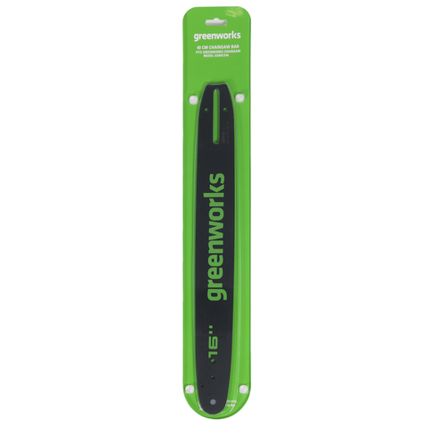Шина 40 см 2948707 для цепных пил Greenworks GD60CS40 60V 2006907, GD60CS25 60V 2008907 , 1800W 20027