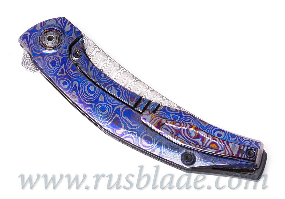 CKF Ablya Full Dress knife (Malyshev, Ti, Zirc, Damasteel) - фотография 
