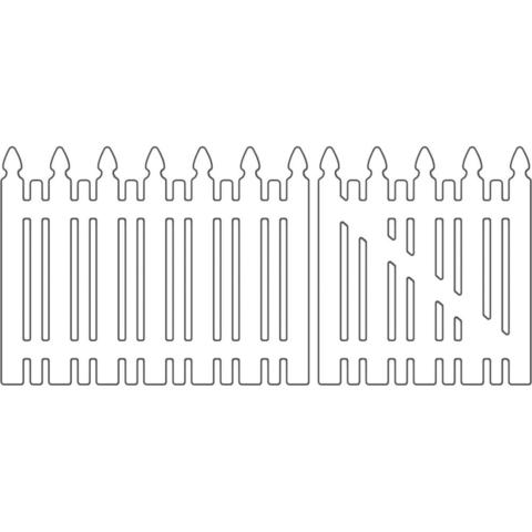 Набор ножей Penny Black Creative Dies Picket Fence