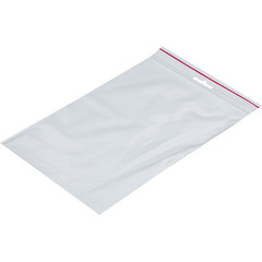 Пакет с замком (Zip Lock) с европодвесом 25 х 35 см, 60 мкм, 100 шт/уп