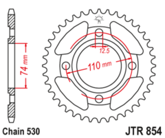 Звезда ведомая JTR854 38
