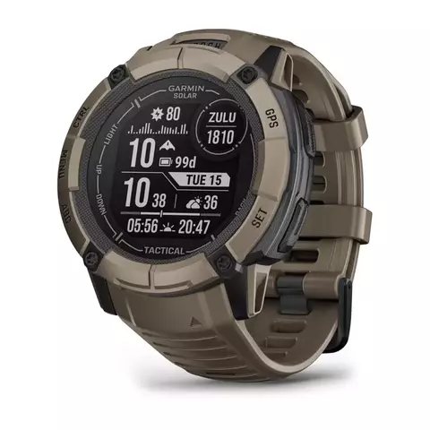 Garmin Instinct 2X Solar Tactical — Coyote Tan