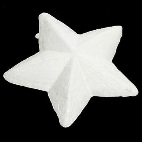 Фигура из пенопласта, Звезда, 5 см, 4 шт.