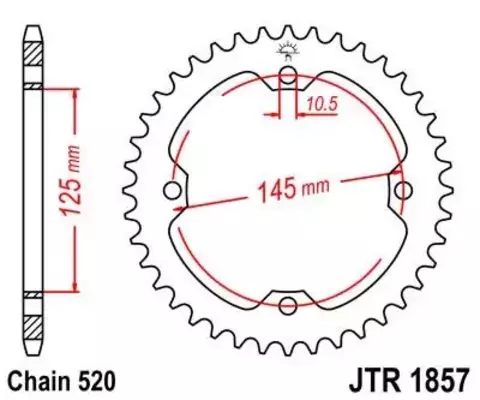 Звезда ведомая JTR1857 39