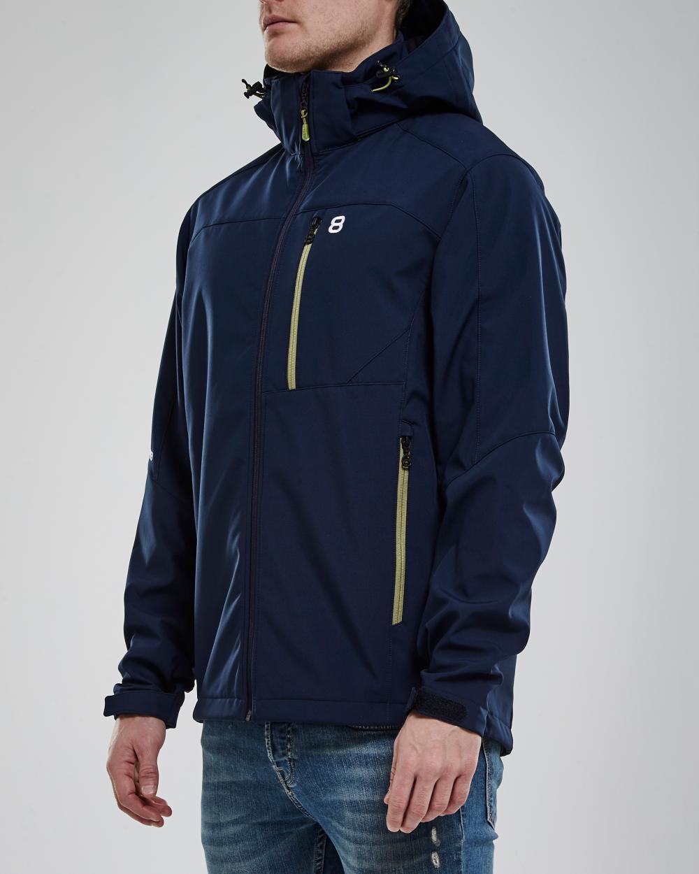 8848 ALTITUDE DAFT SOFTSHELL мужская лыжная куртка прогулочная - 4