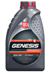 LUKOIL GENESIS ARMORTECH, синтетическое, 5W-40 1л
