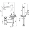 Ideal Standard Tonic II A6332AA Смеситель для раковины однорычажный с донным клапаном