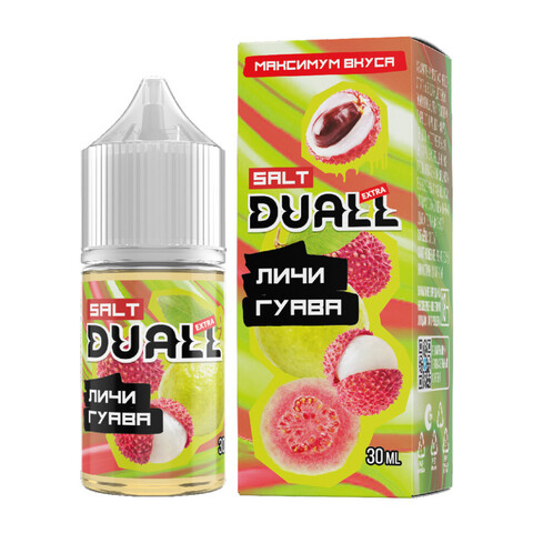 Жидкость DUALL EXTRA Salt 2% Light 30 ml - Личи Гуава
