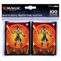 Ultra Pro Standard Sleeves: The Lost Caverns of Ixalan Kellan, Daring Traveler (100 Sleeves)