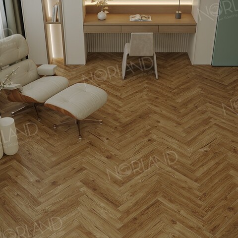 Ламинат Norland Елка Элегантная (Herringbone Elegant) - Дуб Корсика (LF303-18)