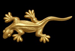 Силиконовый молд № 538 Ящерица левая малая