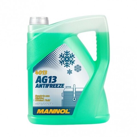 MANNOL Antifreeze AG13 (-40) Hightec 4013 (готовый) G13 зеленый 5л