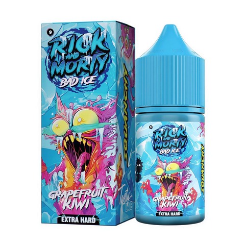 Rick & Morty Bad Ice Salt 2% Extra HARD 30 ml - Грейпфрут Киви