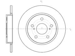 Диск тормозной G-brake  GR-01748