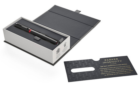 Ручка 5th mode (Пятый элемент) Parker Ingenuity, Black Red PVD (1972069)
