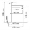 WasserKRAFT Main 4103H Смеситель для раковины-чаши, цвет: хром