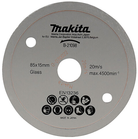 Алмазный диск по стеклу 85х1,8х15 мм Makita B-21098