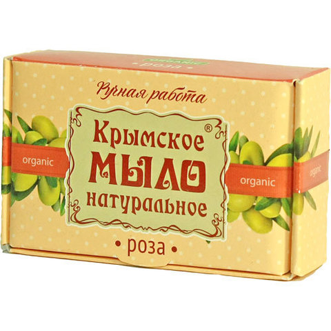 Банное мыло натуральное Роза - 7