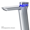 Am.Pm F50A93400 Inspire V2.0. TouchReel электронный высокий см-ль с д/к. излив 160 мм. хром