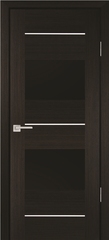 Дверь PS-21 / Цвет Мокко / черный лакобель / Двери PROFILO PORTE