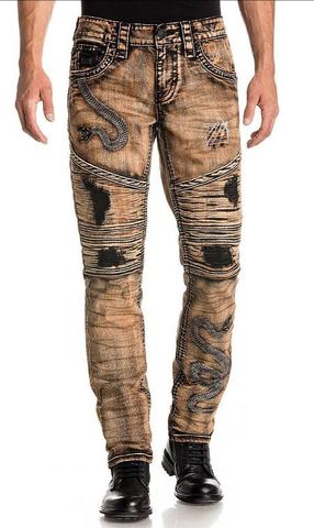Rock Revival | Джинсы мужские BOYLSTON K200 BIKER TM2417K200 перед