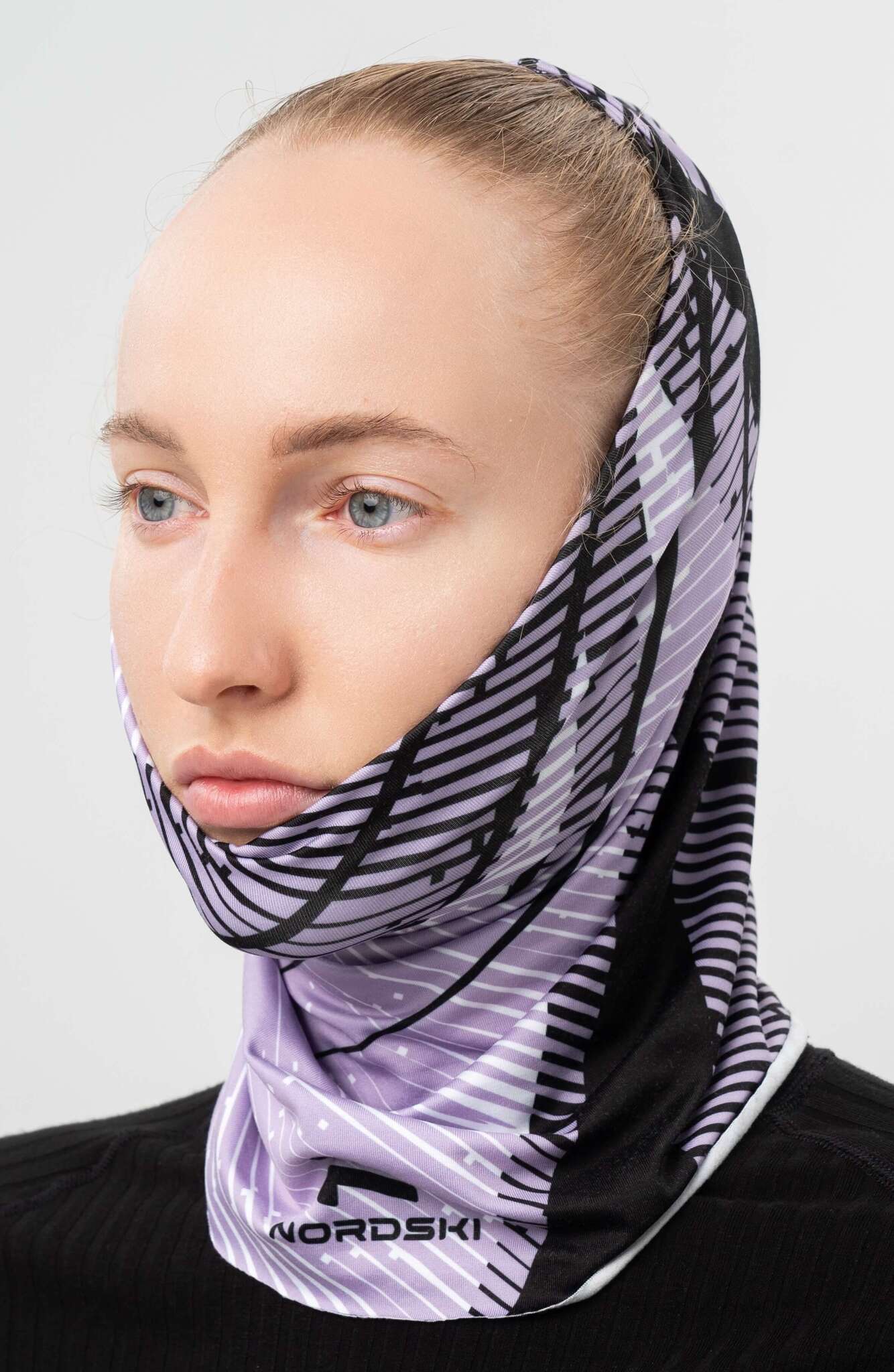Спортивный бафф Nordski Heat black-lavender - 5