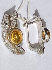 Скифы ( серьги из серебра)