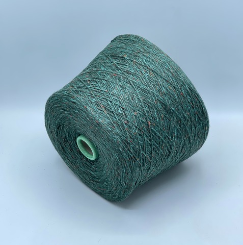 Filcom, Tibet tweed 2/11 550м. 50%Як, 50%Шелк, Ель твид(123), 42084