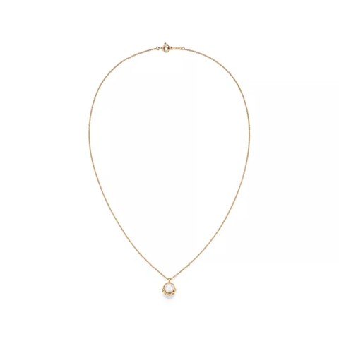 Подвеска из жёлтого золота 18к с жемчугом , Tiffany 💠 Olive Leaf- Paloma Picasso - В наличии
