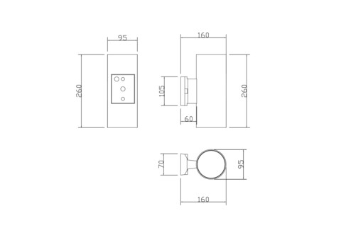 Настенный светильник (бра) Outdoor O419WL-02W