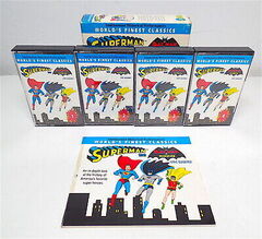 Аудиокассеты Smithsonian Historical Performances Superman with Batman & Robin on Radio Tape (Набор из 4 кассет) (Retro)