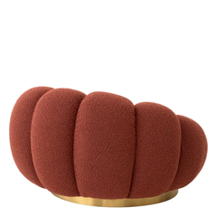 Поворотное кресло MELLO, Bouclé rouge