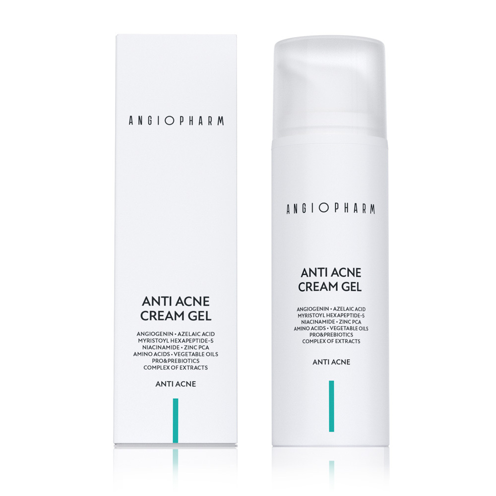 Крем-гель для проблемной кожи ANGIOPHARM Anti Acne Cream Gel 50мл
