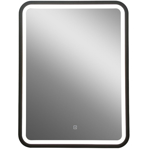 Art&Max Genova AM-GEN-600-800-DS-F Зеркало с подсветкой, цвет: чёрный