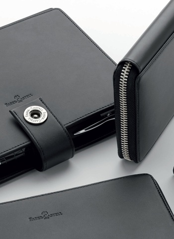 Кошелёк женский Faber-Castell на молнии, Classic Leather Collection, Black (188856)