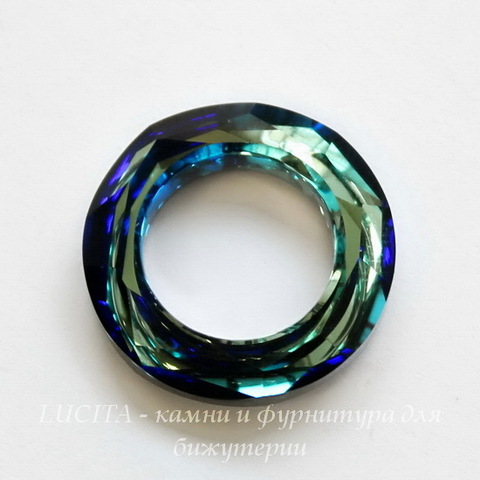 4139 Подвеска Сваровски Cosmic Ring Crystal Bermuda Blue (20 мм) ()
