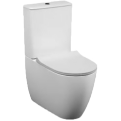 VitrA Sento 9830B003-7203 Унитаз напольный с бачком безободковый с сиденьем микролифт фото